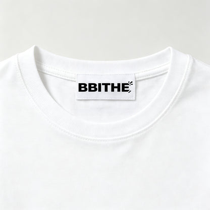 BBITHE Basic Crew Neck Short Sleeve T-Shirt, Solid White Casual Plain Tee, Soft Breathable Slim Fit Everyday Top, Minimalist Short Sleeve Shirt for Daily Street & Layered Outfits
