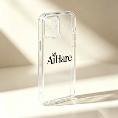 AiHare Clear Phone Case, Slim Transparent Shockproof Protective Case, Minimalist Stylish Design