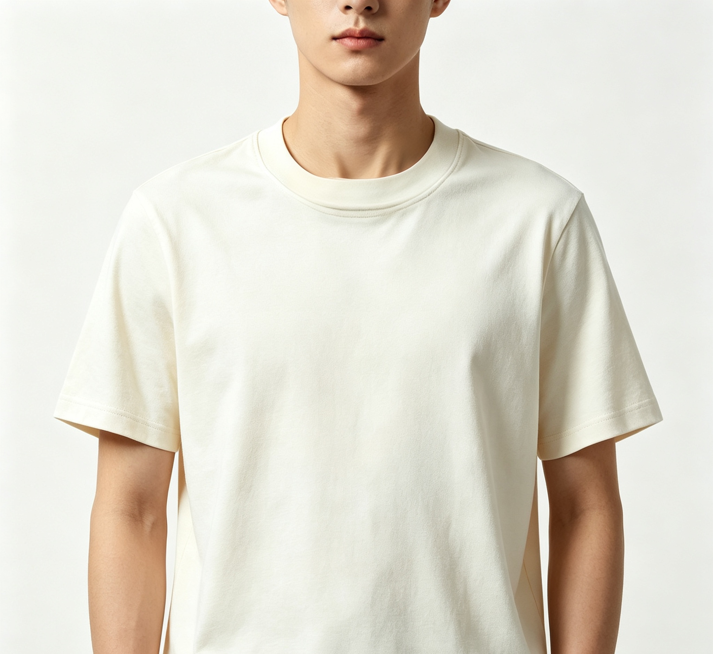 Huntlion Basic Crew Neck Short‑Sleeve T‑Shirt, Premium Soft Cotton Casual Plain Tee for Men