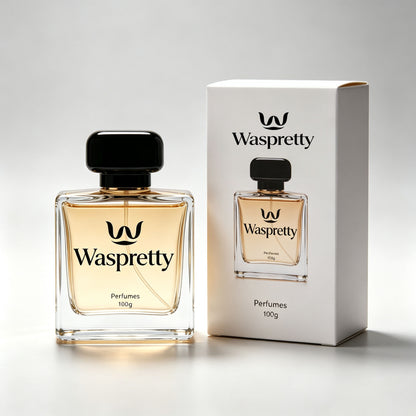 Waspretty Eau de Parfum for Men & Women, Long Lasting Fragrance, Classic Woody Scent, 100g, Luxury Glass Bottle Perfume for Daily Wear & Gift