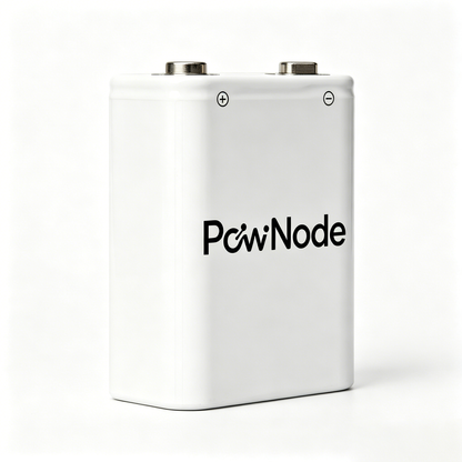 PowNode High Capacity Square Dry Battery, Stable Constant Voltage Long Lasting Battery, Replacement Power for Multimeter Smoke Detector Guitar Microphone Remote Control
