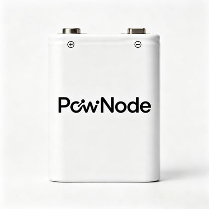 PowNode High Capacity Square Dry Battery, Stable Constant Voltage Long Lasting Battery, Replacement Power for Multimeter Smoke Detector Guitar Microphone Remote Control