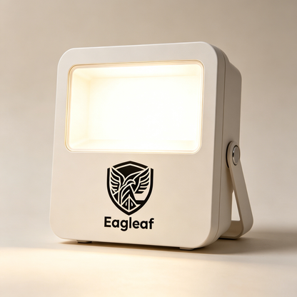 Eagleaf Portable LED Flood Light, Rechargeable Work Light with Adjustable Stand, Waterproof Outdoor Camping Emergency Security Lamp