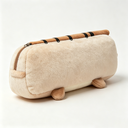 LIFEBB Cute Bear Rectangle Plush toys, Soft Fluffy Stuffed Animal Throw Cushion, Kawaii Bear Decor Plush Toy for Bedroom Sofa, Gift for Kids Adults
