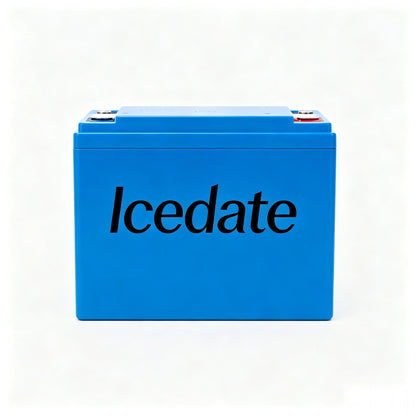 Icedate Rechargeable Sealed Lead Acid Battery, High Performance Deep Cycle SLA Battery, Maintenance Free Replacement Battery for Power Systems, Scooter, UPS, Solar Equipment