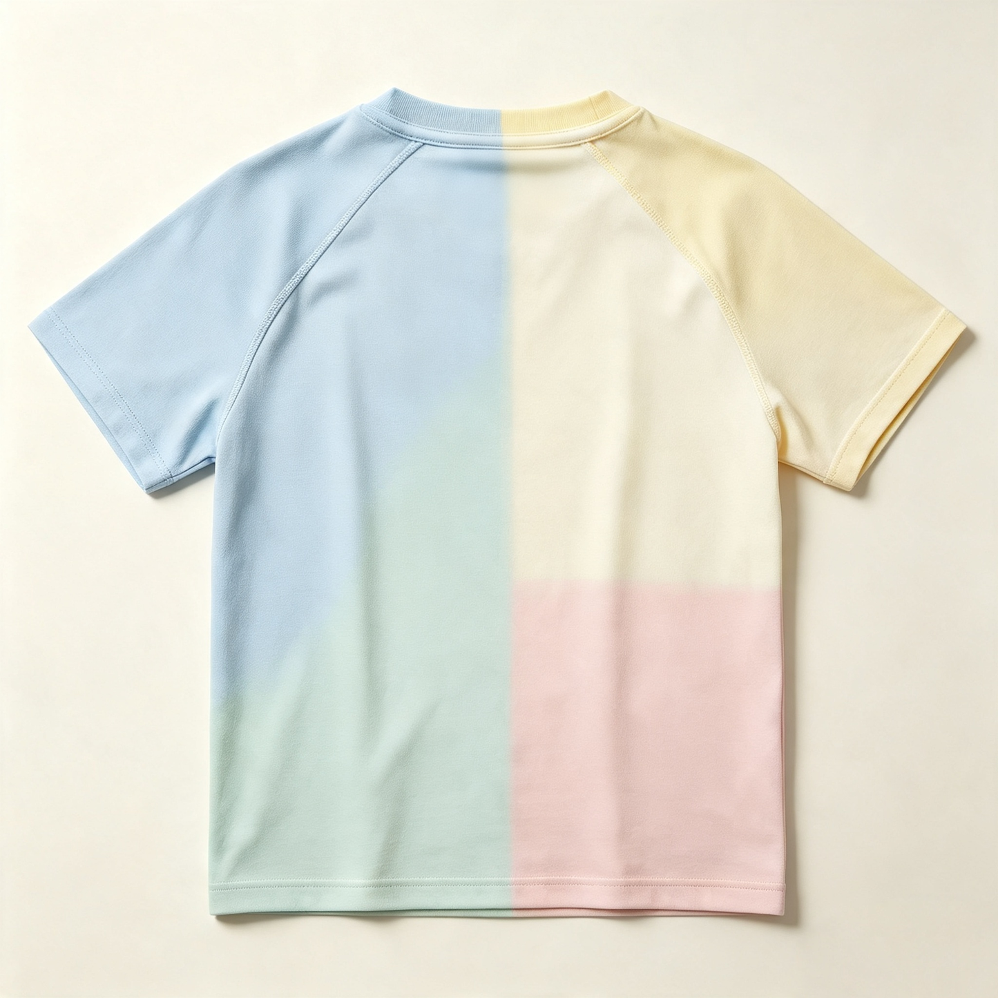 Cracksun Gradient Color Crew‑Neck Short Sleeve T‑Shirt, Raglan Sleeve Soft Casual Tee for All‑Day Daily Wear