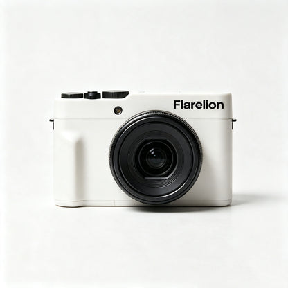 Flarelion Compact Digital Camera, Portable Vintage Style Point & Shoot Camera for Photography Vlog Travel, HD Digital Camera with Large Lens, Beginner Friendly Camera with Gift Box