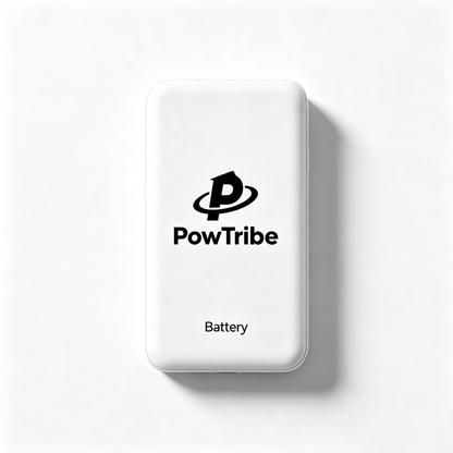 PowTribe Portable Power Charger, High‑Capacity Fast Charging Power Bank, Compact Light‑Weight External Battery Pack for Smartphone, Tablet and Electronic Devices