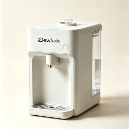 Dewluck Desktop Water Dispenser, Space‑Saving Countertop Drinking Water Machine for Apartment, Office & Bedroom