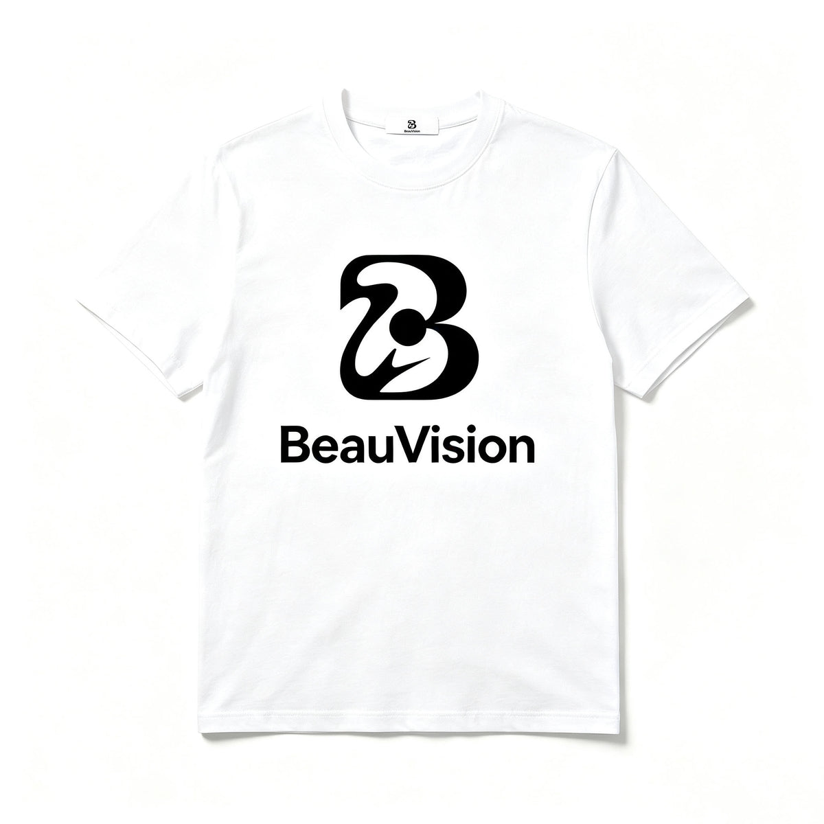 BeauVision Cotton Crew Neck T‑shirt, Comfortable Short Sleeve Casual Basic Top
