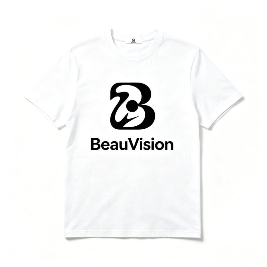 BeauVision Cotton Crew Neck T‑shirt, Comfortable Short Sleeve Casual Basic Top