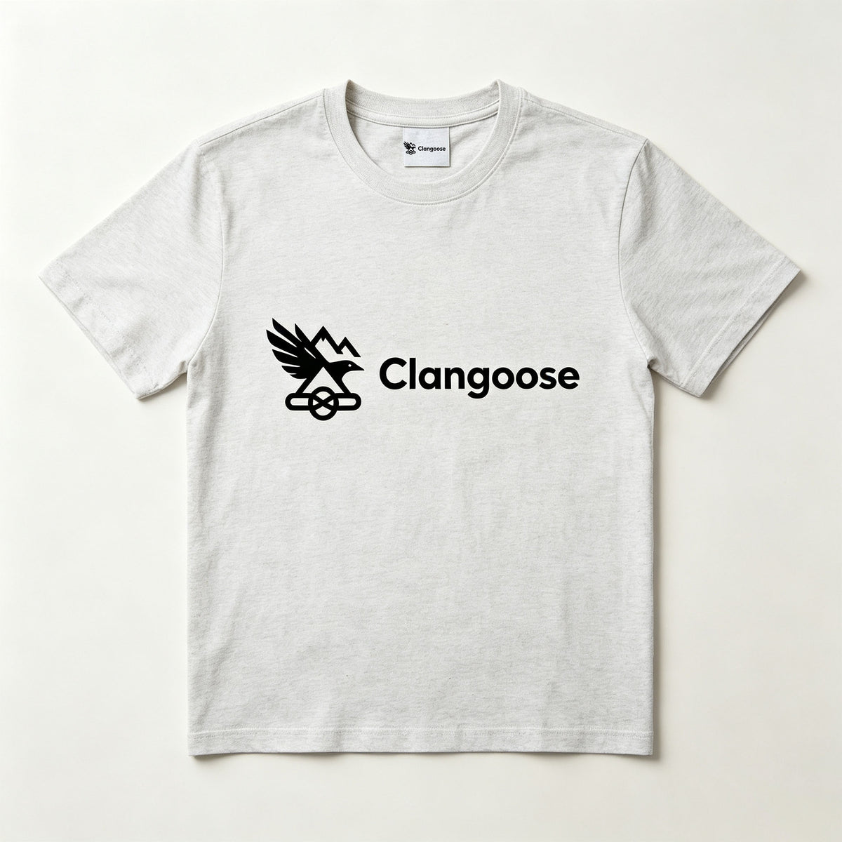 Clangoose Short‑Sleeve Crew Neck T‑Shirt, Casual Classic‑Fit Cotton Tee, Everyday Lightweight Top for Men & Women