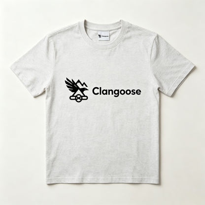 Clangoose Short‑Sleeve Crew Neck T‑Shirt, Casual Classic‑Fit Cotton Tee, Everyday Lightweight Top for Men & Women