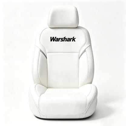 Warshark Car Seat Cover, Premium Faux Leather Vehicle Seat Cushion, Fold‑Compressed Packaged Full Wrap Protector for Car Front Seats, Comfortable & Waterproof Auto Seat Protector