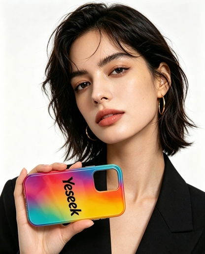 【Yeseek Gradient Rainbow Phone Case】—— A Vibrant Blend of Style & Protection