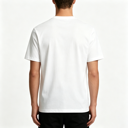 【THEMUSE Minimalist Logo Cotton T-shirt】—— Timeless Style & Everyday Comfort