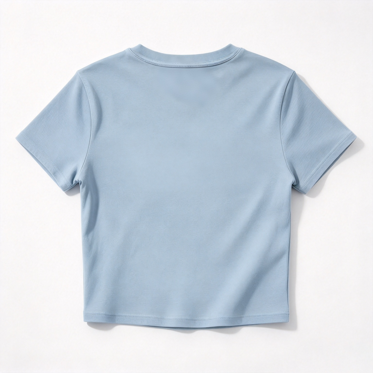 Gramgirl Women's Crew Neck Short Sleeve T-Shirt, Slim Fit Cropped Basic Tee, Soft Skin Friendly Casual T-Shirts for Women Daily Wear