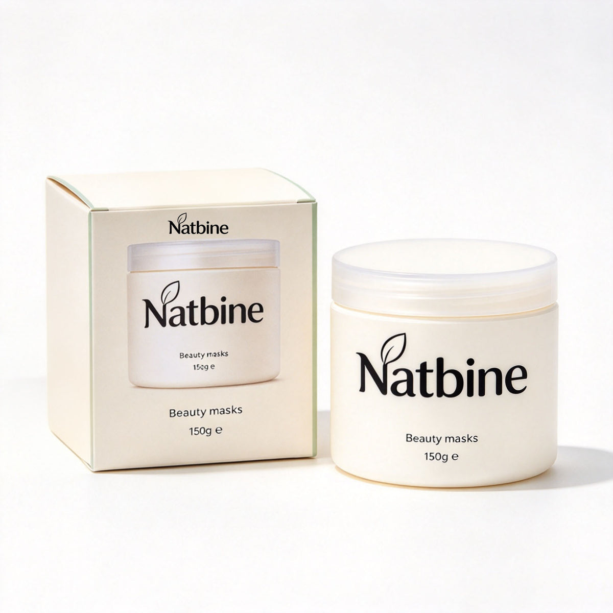 Natbine Beauty Mask, Deep Hydrating Nourishing Facial Mask, Silky Cream Texture Skincare Mask 150g with Gift Box