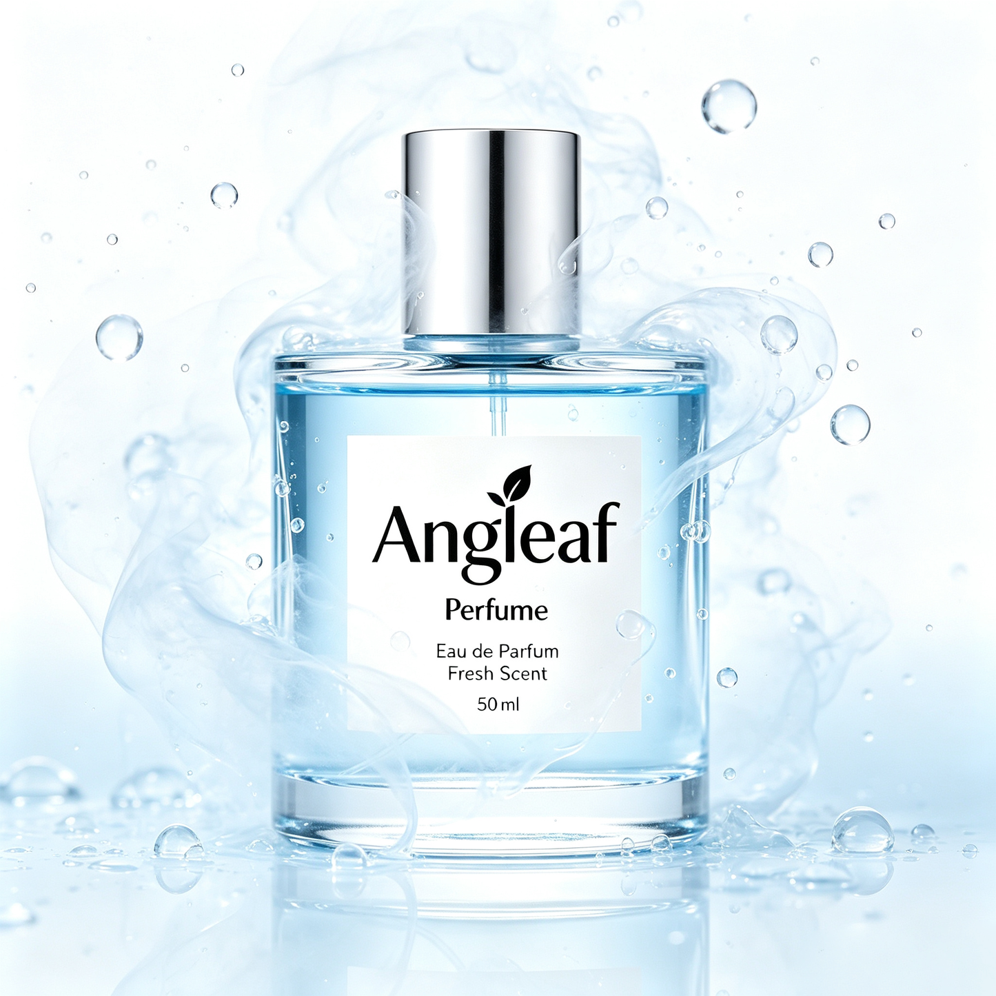 Angleaf Eau de Parfum, Long Lasting Light Blue Perfume, Clean Cool Water Scent Daily Casual Fragrance Gift for Unisex