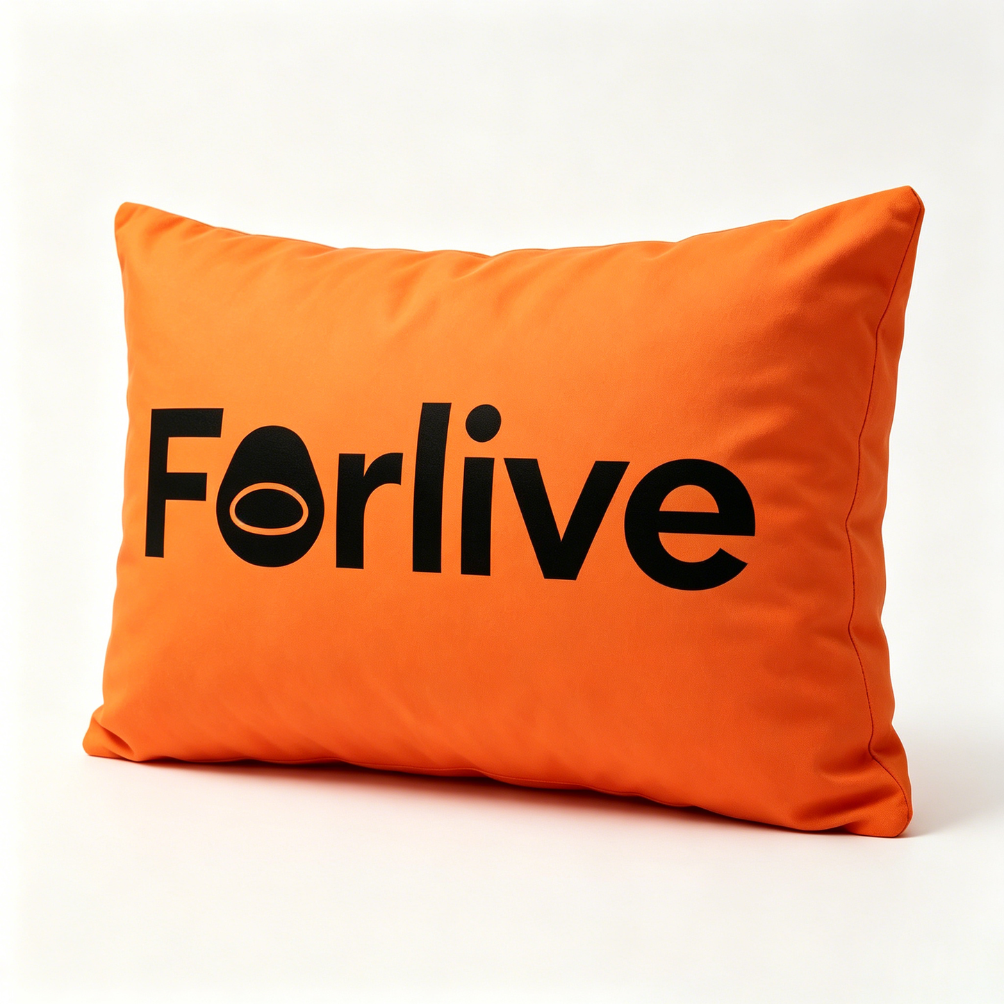 Forlive Decorative Throw Pillow, Soft & Cozy Accent Cushion for Living Room, Bedroom, Sofa, Couch, Vibrant Orange