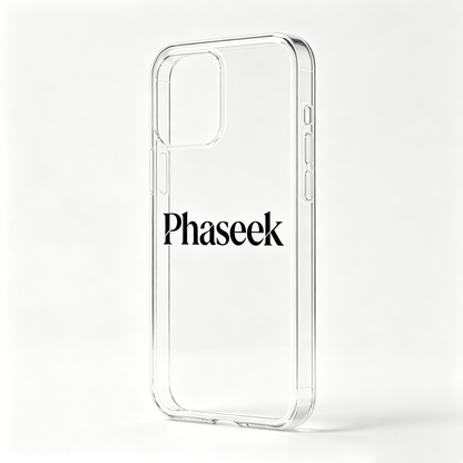 【Phaseek Cell phone cases】—— Minimalist Clear Protective Cover for Daily Phone Use