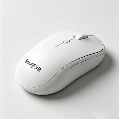 Smallfurit Wireless Mouse, Quiet Click Cordless Mice with Receiver Storage, Compatible with Windows Mac Chromebook
