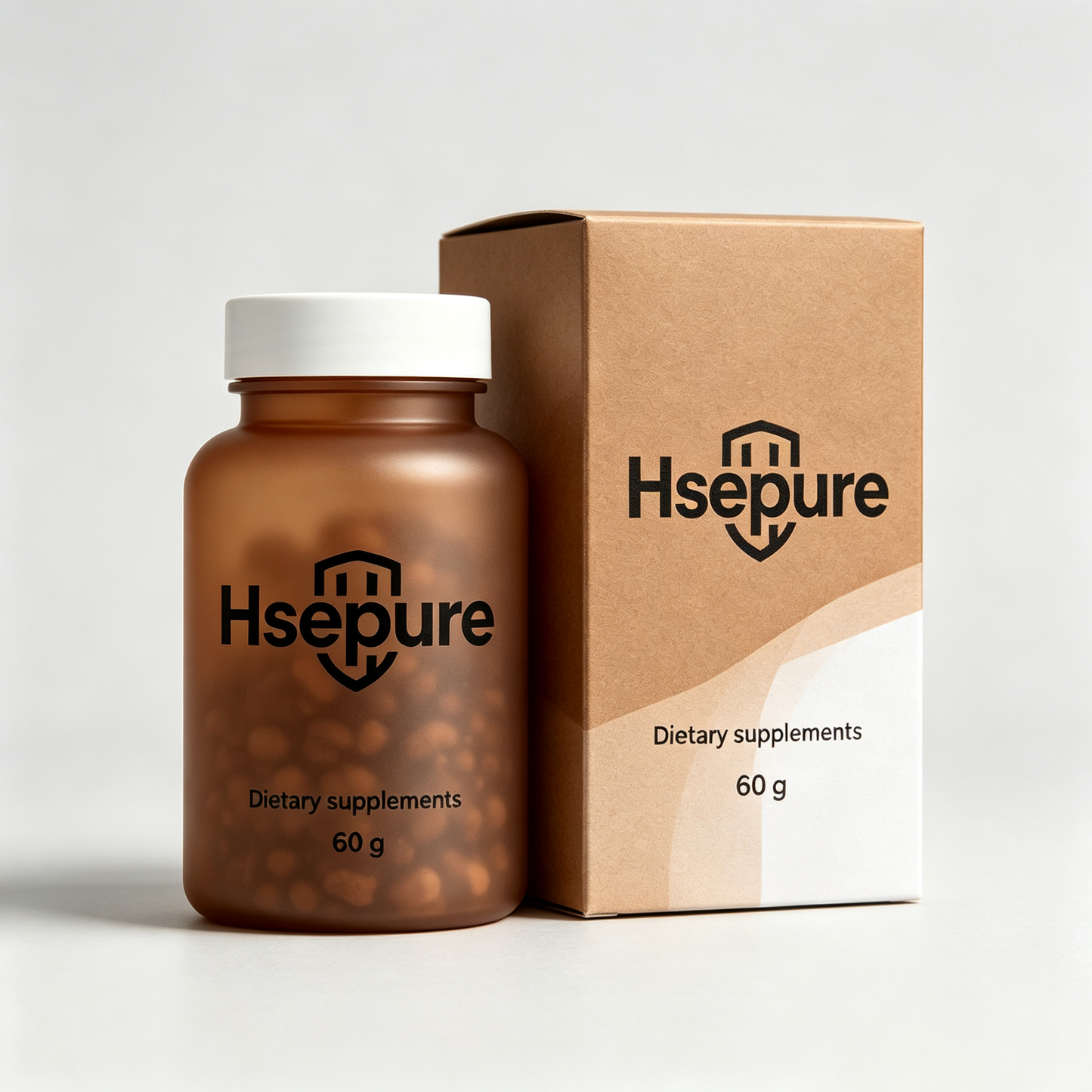Hsepure Natural Daily Dietary Supplements, All-Natural Plant-Based Nutritional Support Supplement, Easy Absorption Oral Granules for Men & Women, Wellness Immune Support Supplement for Daily Health Care, Premium Kraft Box Health Gift