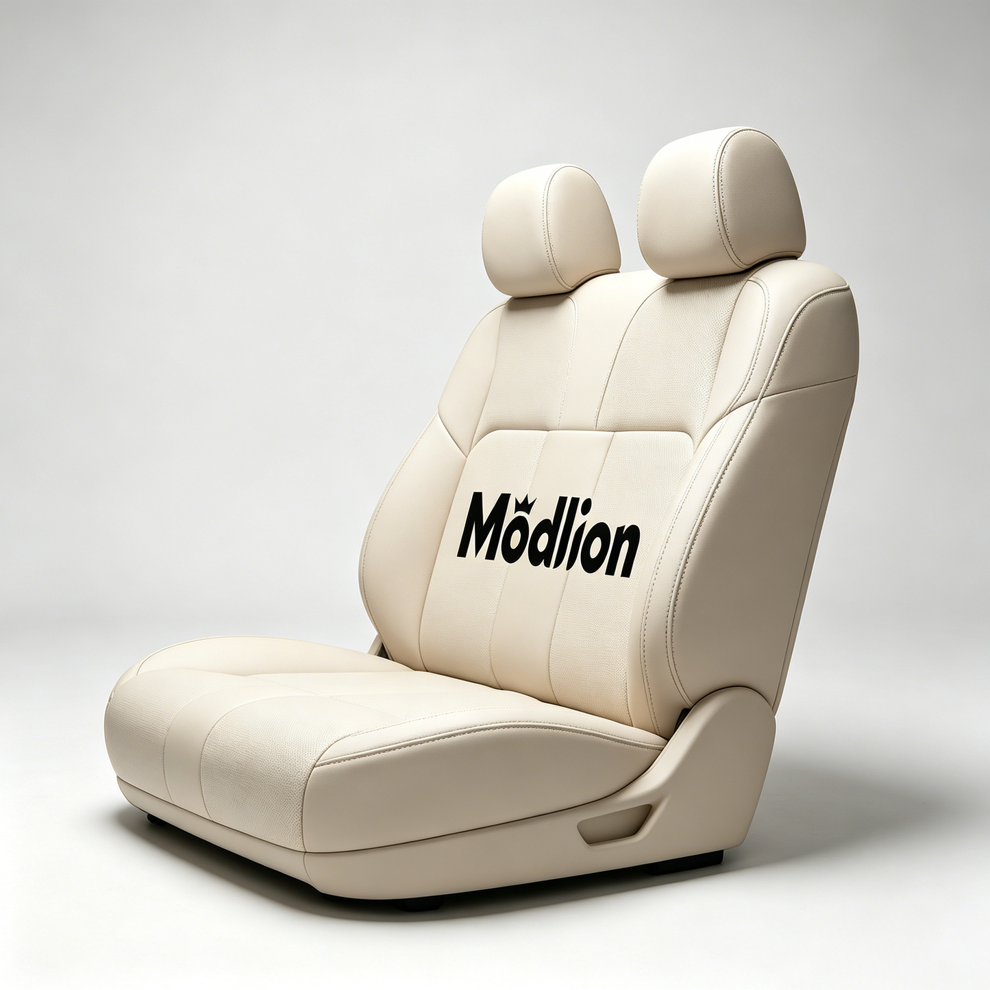 Modlion Seats for automobiles Full Set Car Seat Covers, Premium Beige Breathable Faux Leather Auto Seat Protectors, Universal Fit Waterproof Soft Automotive Seat Cushions for Most Sedans SUV Trucks