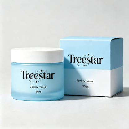 Treestar Hydrating Skin Beauty Mask, Deep Moisturizing Sleeping Mask for Dry & Dull Skin, Oil-Free Soothing Facial Mask for All Skin Types, Overnight Repair Facial Treatment Mask