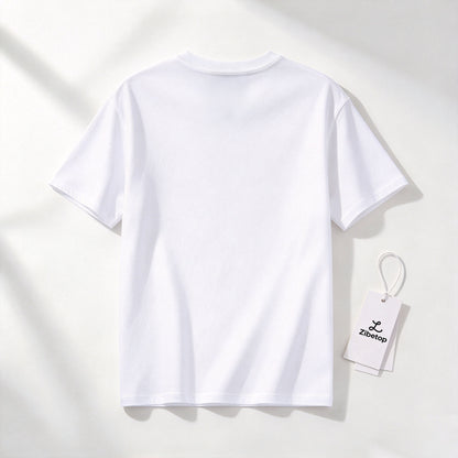 Zibetop Classic Crew Neck Plain Short Sleeve T-Shirt, Premium Soft Cotton Basic Tee for Men Casual Daily Wear