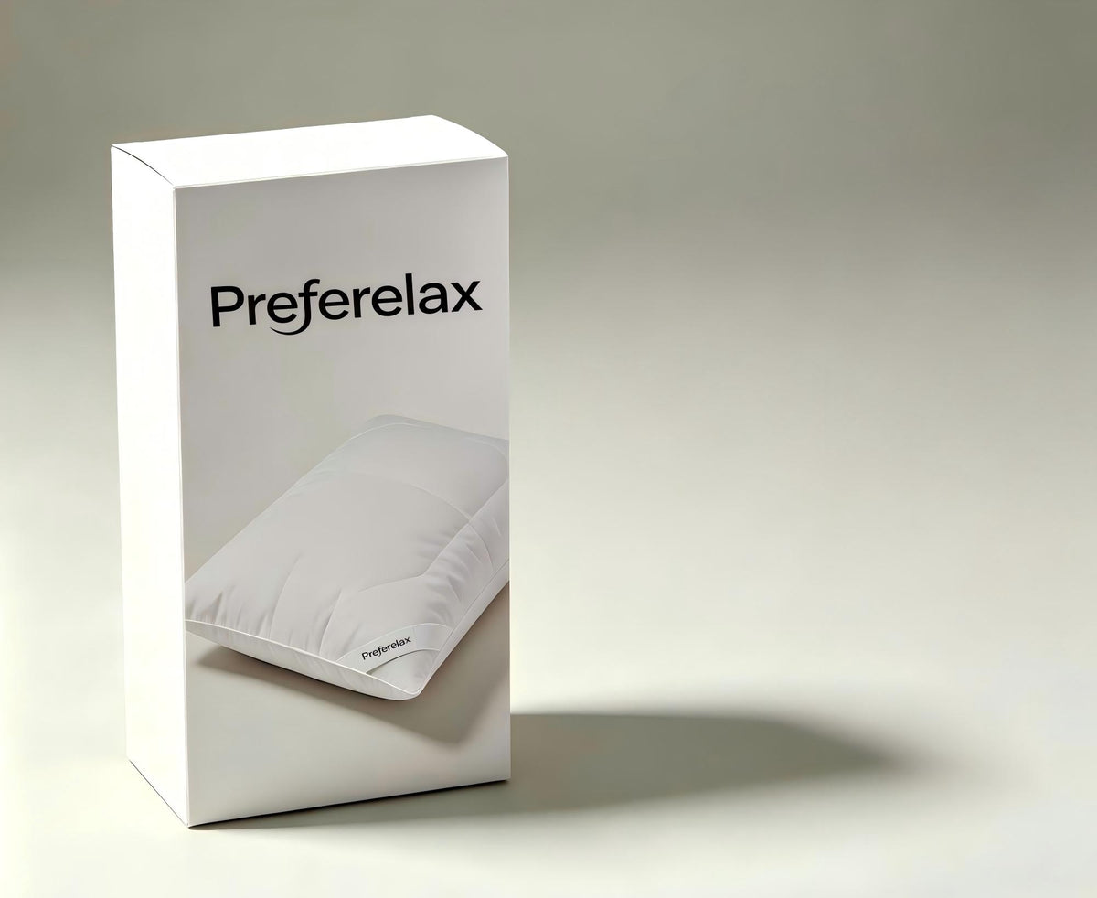 Preferelax Bed Pillow for Sleeping, Soft Supportive Plush Pillow, Premium Hotel‑Quality Stomach Back Side Sleeper Pillow, Breathable Comfort Pillow for Home & Bedroom