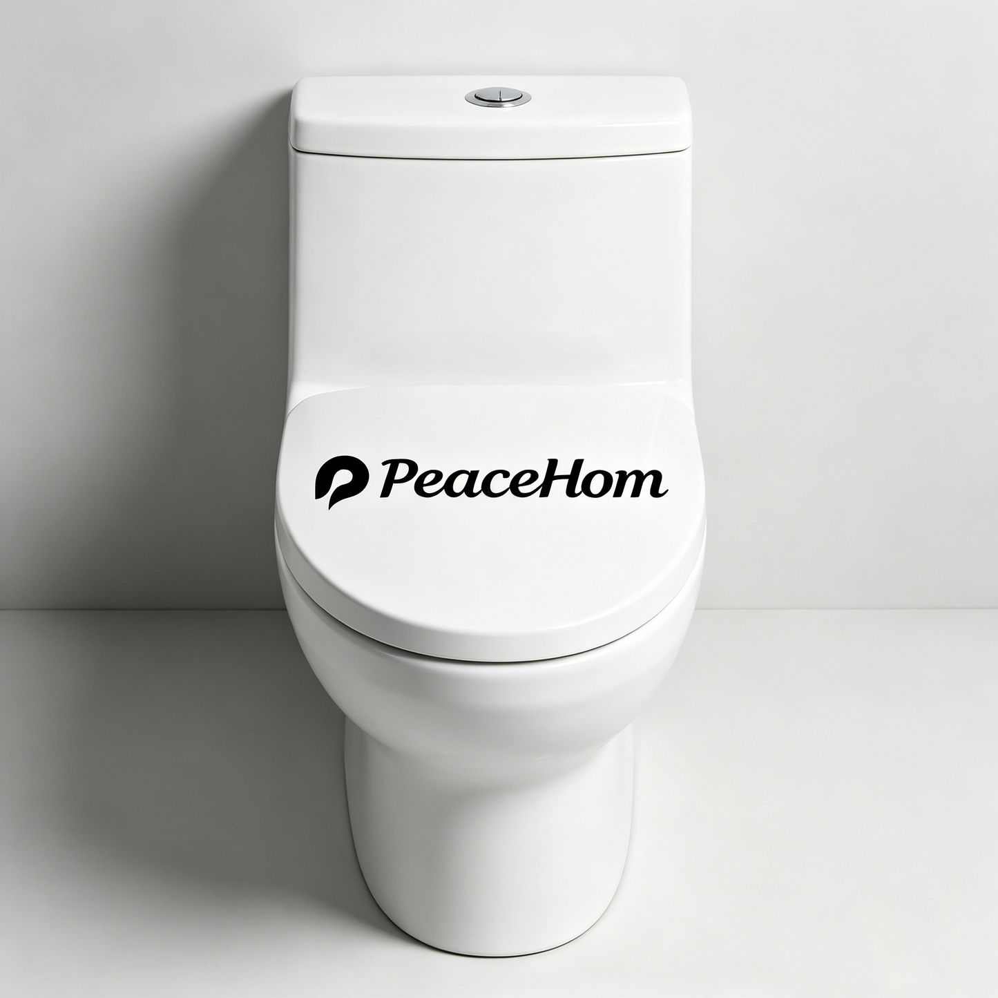 PeaceHom One-Piece Toilet, Powerful Siphon Flush, Quiet & Water-Saving, Modern Standard Ceramic Toilet Bowl for Bathroom, Stain-Resistant & Easy to Clean