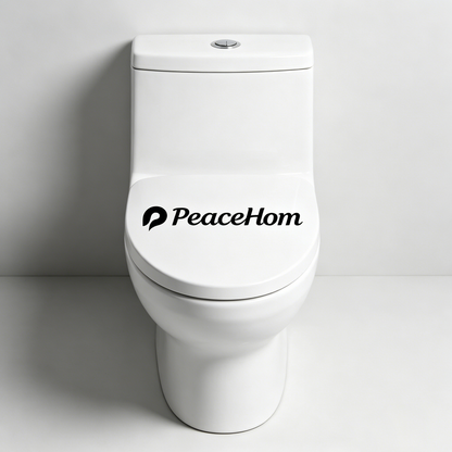 PeaceHom One-Piece Toilet, Powerful Siphon Flush, Quiet & Water-Saving, Modern Standard Ceramic Toilet Bowl for Bathroom, Stain-Resistant & Easy to Clean