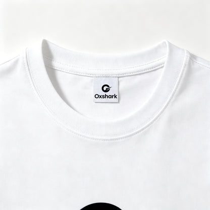 Oxshark Classic‑Fit Short Sleeve T‑Shirt, Casual Crew Neck Everyday Basic Tee Shirts