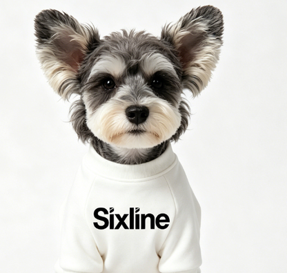 Sixline Soft Cotton Dog Jumpsuit Sweatshirt, Breathable Stretchy Pet Onesie Outfit, Comfortable Daily Wear Puppy Clothes for Small Medium Dogs