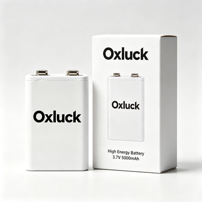 Oxluck High‑Capacity Rechargeable Lithium‑ion Battery, Long Lasting Power Supply for Household & Electronic Devices