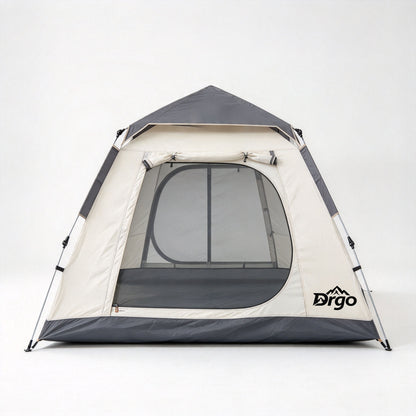 Drgo Instant Pop Up Camping Tent, Waterproof Windproof Outdoor Tent with Mesh Windows for Family Camping Hiking Beach