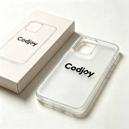 Codjoy Slim Clear Matte Cell Phone Case, Durable Drop‑Protection Phone Shell, Non‑Slip Translucent Protective Cover
