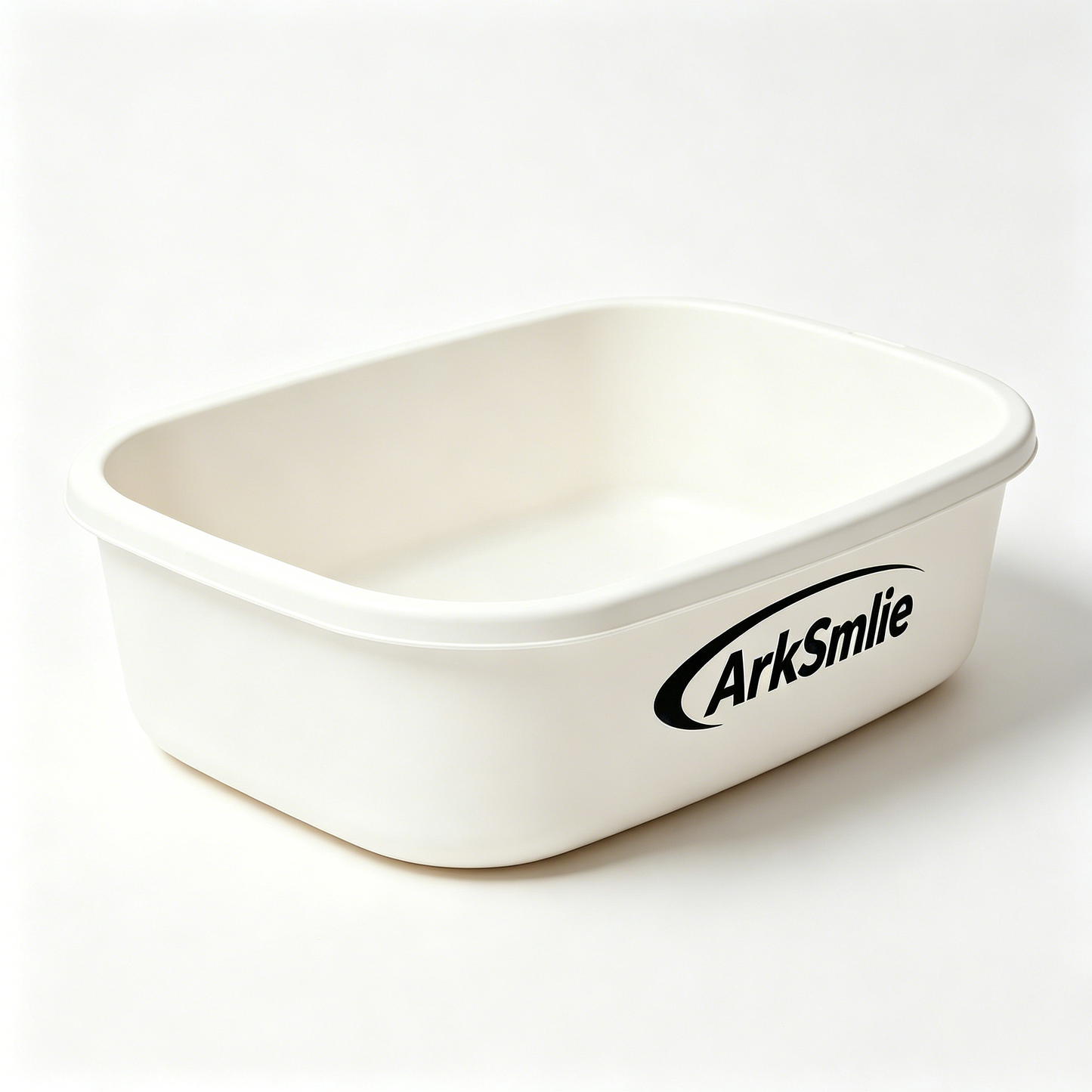 【ArkSmlie Open Cat Litter Pan】—— Spacious & Practical Choice for Feline Comfort