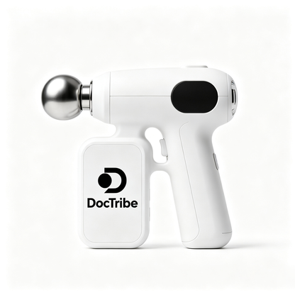 DocTribe Portable Deep Tissue Mini Massage Gun, Rechargeable Handheld Muscle Percussion Massager