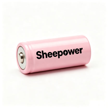 Sheepower Rechargeable Lithium Battery 5 Pack, High Capacity 3.7V Lithium Ion Cell, Stable Discharge Replacement Battery for Flashlight, Bluetooth Speaker, Small Electronic Devices