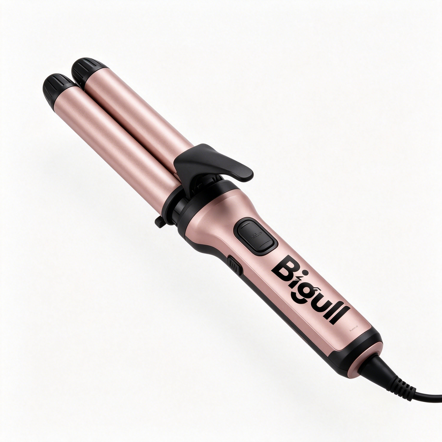 【Bigull Double Barrel Curling Iron】—— Effortless Waves & Salon-Level Styling