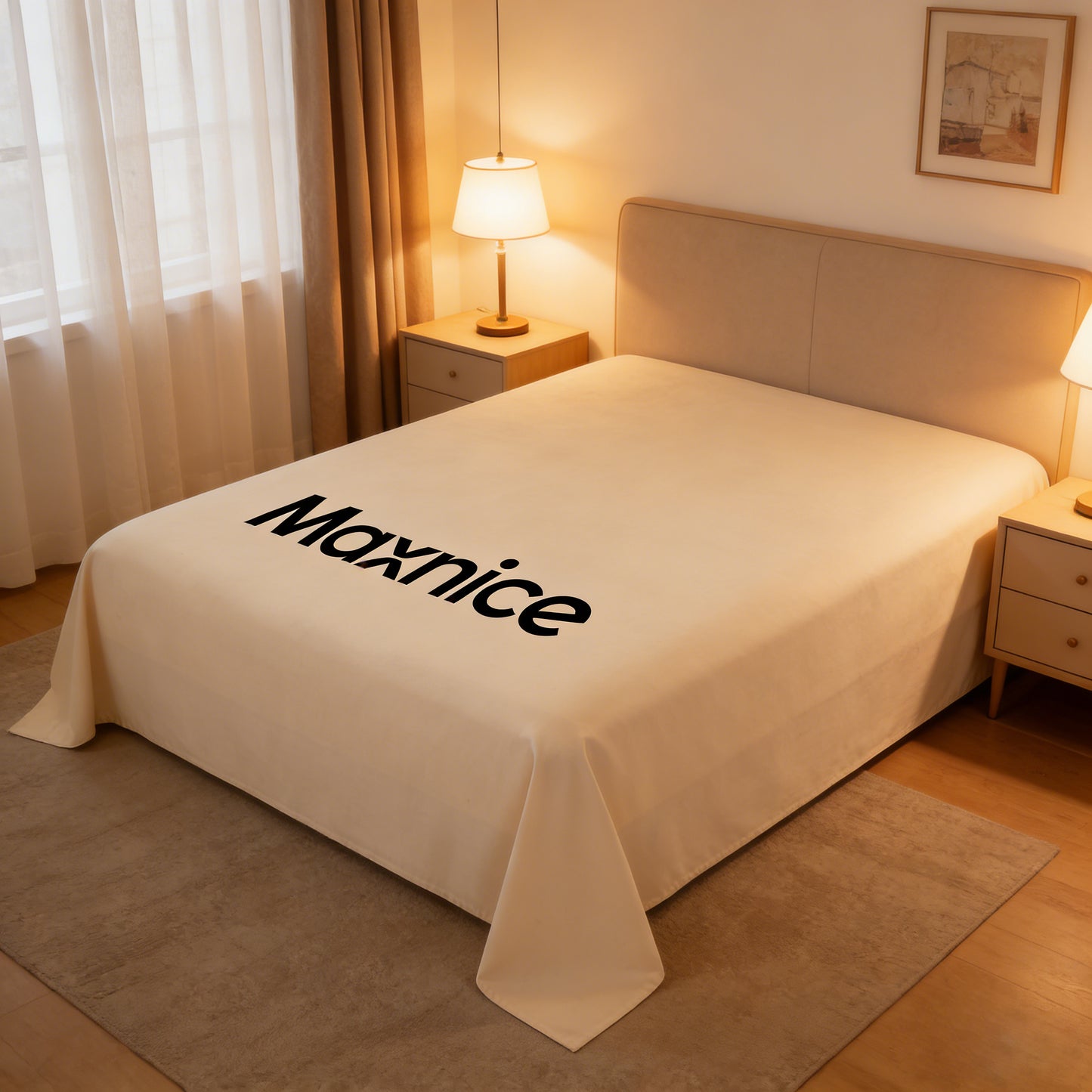【Maxnice Bed Sheets】—— Minimalist Elegance & Silky Comfort for Restful Sleep