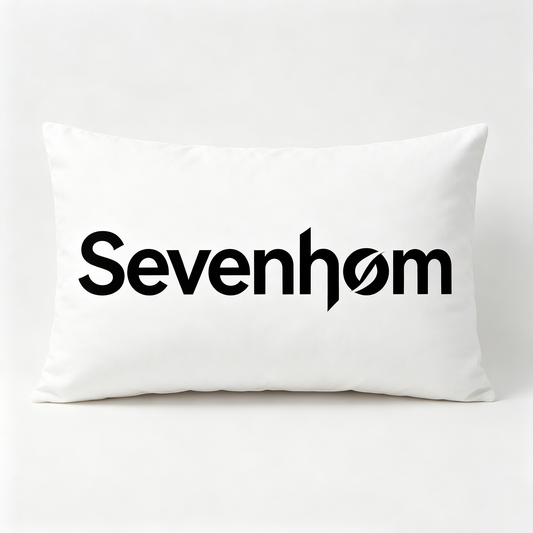 【Sevenhom Logo Throw Pillow】—— Simple Style for Cozy Living