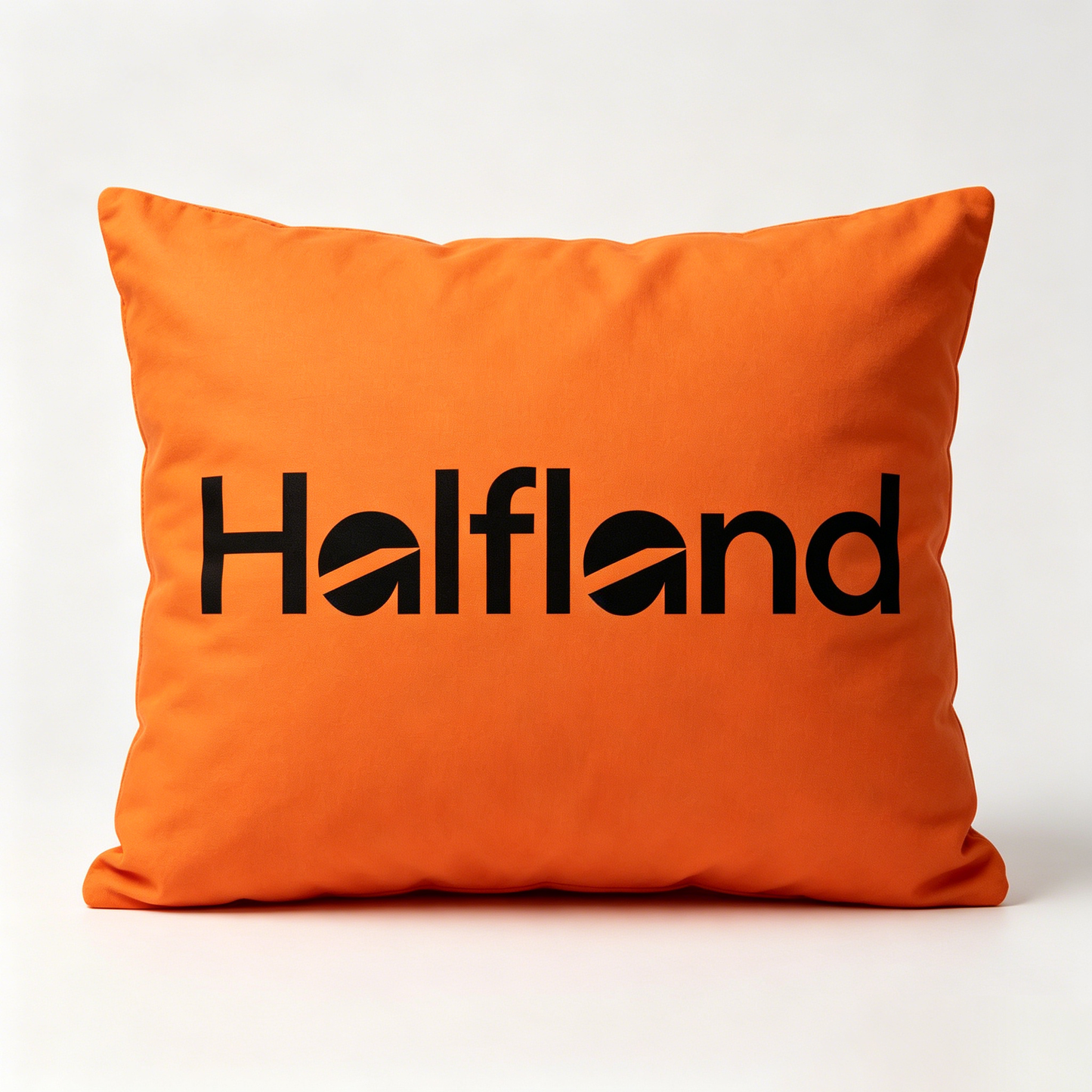 Halfland Solid Orange Decorative Throw Pillow, Soft Square Accent Cushion Insert, Comfort Plush Pillow for Sofa Couch Bedroom Home Decor