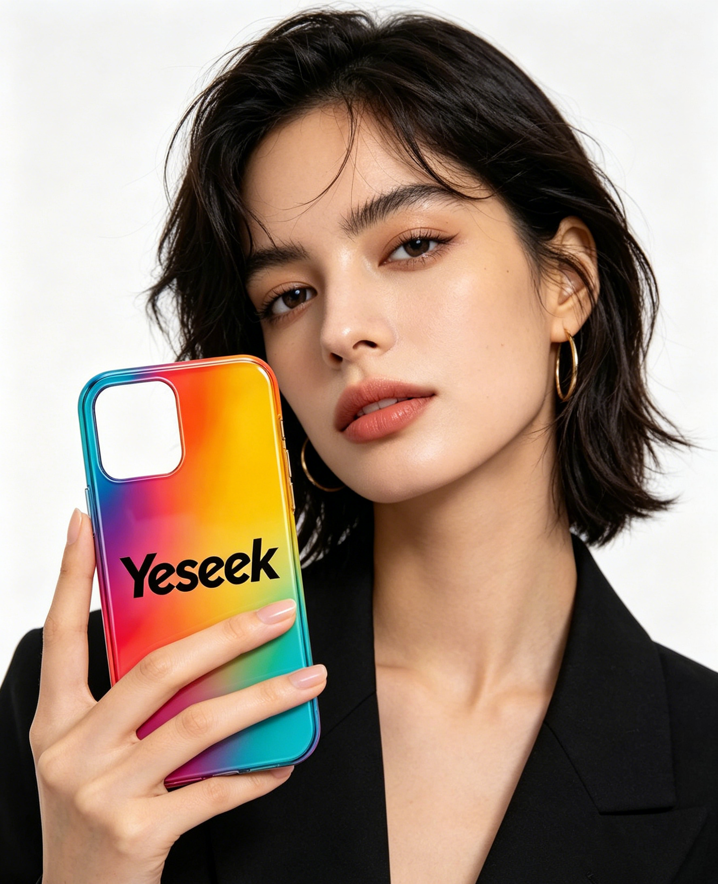 【Yeseek Gradient Rainbow Phone Case】—— A Vibrant Blend of Style & Protection