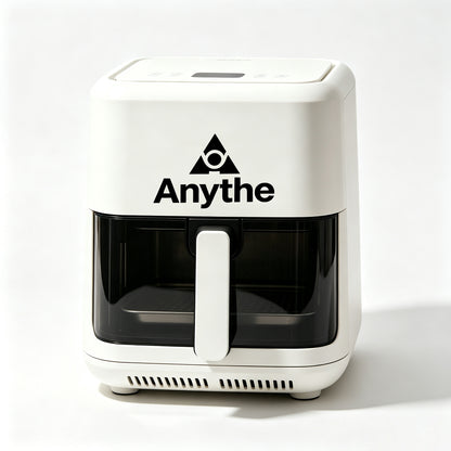 Anythe Air Fryer, Visible Window Air Fryer Oven, Digital Touchscreen Compact Air Fryer for Healthy Oil Free Cooking