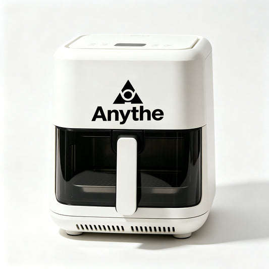 Anythe Air Fryer, Visible Window Air Fryer Oven, Digital Touchscreen Compact Air Fryer for Healthy Oil Free Cooking