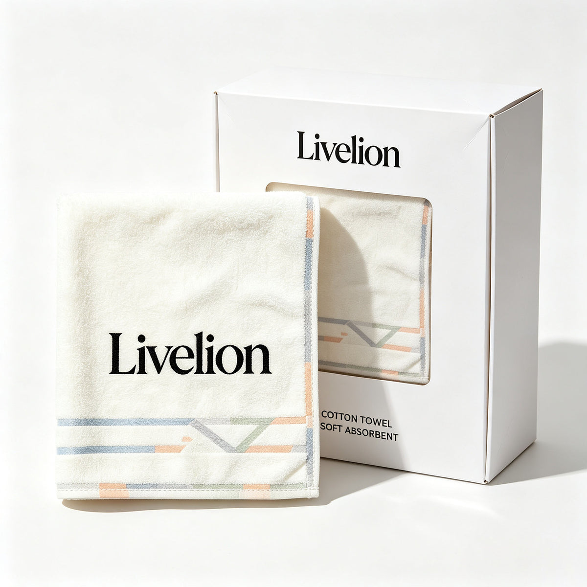 Livelion Soft Absorbent Bath Towel, Quick Drying Plush Shower Towel, Skin Friendly Household Towel for Bathroom Gym Travel