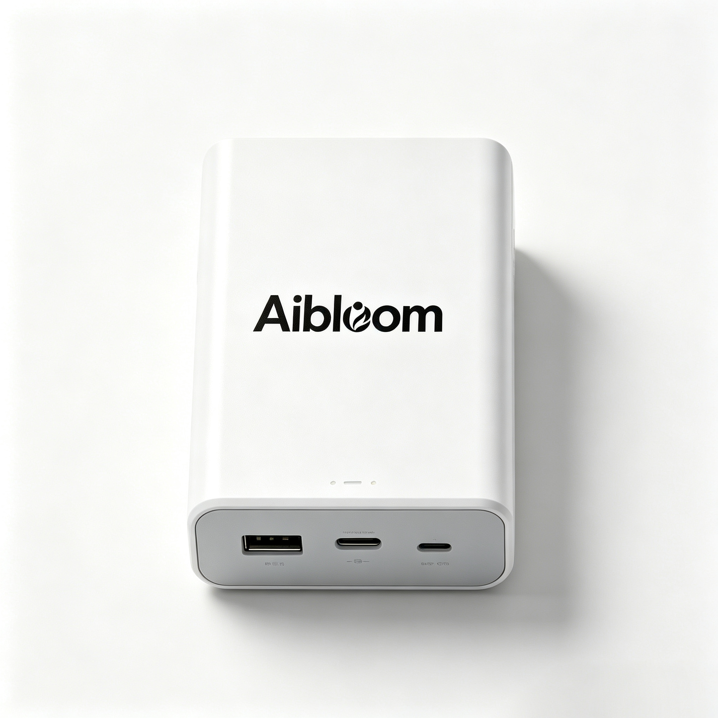 Aibloom Compact Portable Fast Charge Power Bank with Triple Charging Ports, Lightweight External Battery Charger for Travel Business Trip Outdoor